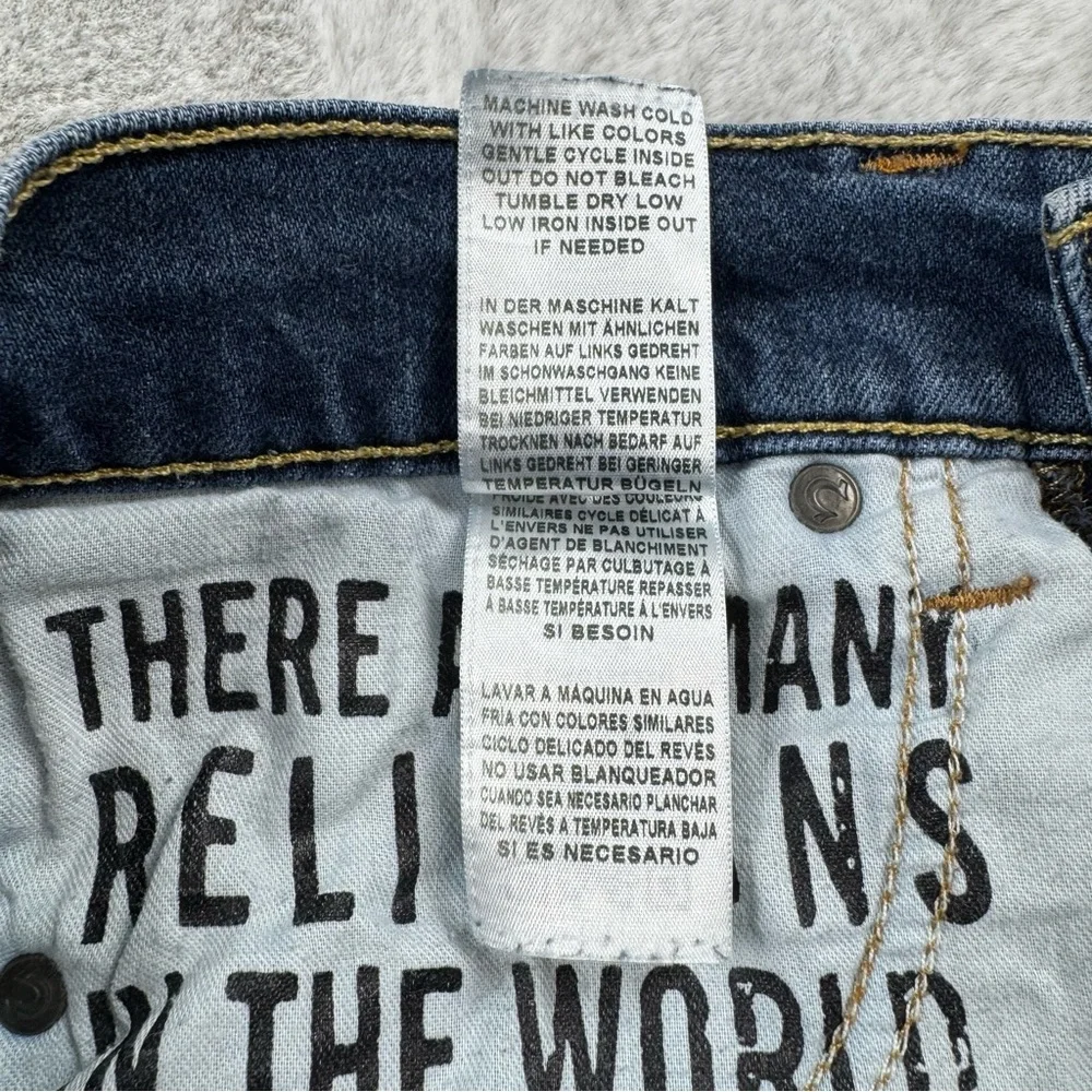 True Religion Ricky relaxed straight jeans men’s size‎ tag 28 blue indigo 30x31
